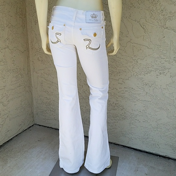 Rock & Republic Denim - Victoria Beckham Sydney White Flare Jeans
